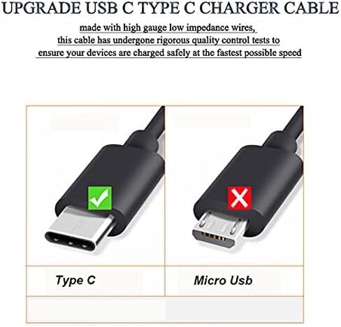 Adhiper Replacement USB C Charging Cable USB C Charger Cord for Sony WH/WF-1000XM5 WH/WF-1000XM4 WH/WF-1000XM3 WH-XB910N XB900N CH710N CH720N CH510N CH520N H910NWireless Headphones (100CM/Black) in Saudi Arabia