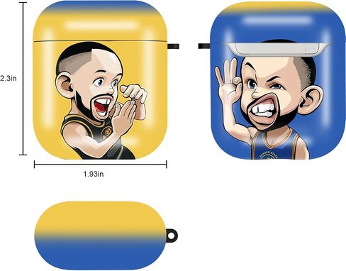 Airpods Case,Onewly Basketball Cartoon Case for Airpods with Keychain,Shockproof Case Compatible with Airpods 2/1 for Women and Man in Saudi Arabia