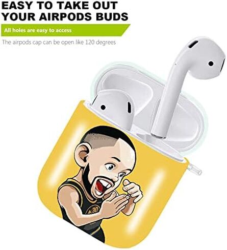 Airpods Case,Onewly Basketball Cartoon Case for Airpods with Keychain,Shockproof Case Compatible with Airpods 2/1 for Women and Man in Saudi Arabia