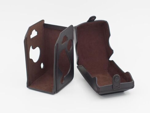 Full Protective Dark Brown Leather Case for Rolleiflex 2.8F 2.8E 2.8D, 3.5F, 3.5E, 3.5D and Accommodates Rolleikin 35MM Film Adapter Kit in Saudi Arabia