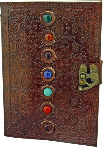 Handmade Leather Journal Notebook - Genuine Leather Bound Daily personal Diary notebook Notepad For Men & Women Paper (Pocket Diary 4x6") in Saudi Arabia