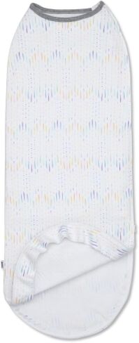 Nanit Sleep Wear Swaddle - Chevron Raindrops- 3-6M in Saudi Arabia