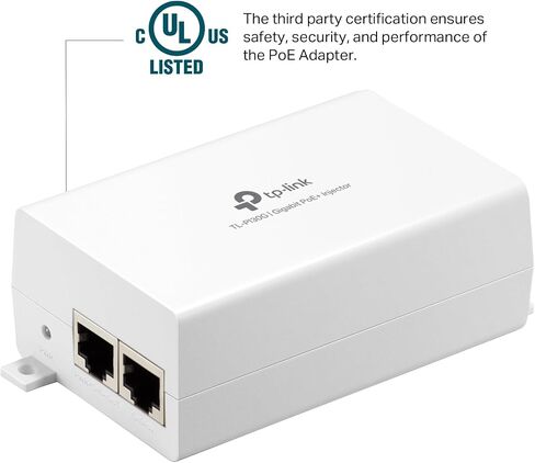 تي بي لينك TL-PI30G | IEEE 802.3at/af جيجابت بو إي + حاقن | محول غير PoE إلى PoE | إمدادات تصل إلى 30 واط | التوصيل والتشغيل | سطح المكتب/التثبيت على الحائط | الطاقة عبر الإيثرنت | مسافة تصل إلى 328 قدم | معتمد من UL in Saudi Arabia