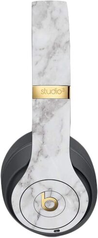 غلاف MightySkins متوافق مع Beats Studio 3 Wireless - رخام فروست | غطاء ملتف واقٍ ومتين وفريد ​​من نوعه من الفينيل | سهل التطبيق والإزالة وتغيير الأنماط | صنع في الولايات المتحدة الأمريكية in Saudi Arabia
