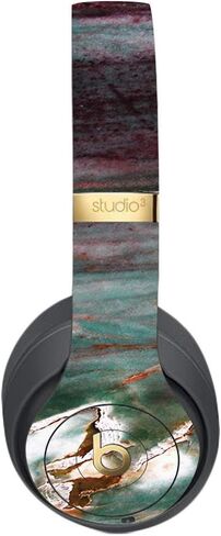 غلاف MightySkins متوافق مع Beats Studio 3 Wireless - رخام فروست | غطاء ملتف واقٍ ومتين وفريد ​​من نوعه من الفينيل | سهل التطبيق والإزالة وتغيير الأنماط | صنع في الولايات المتحدة الأمريكية in Saudi Arabia