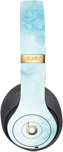 غلاف MightySkins متوافق مع Beats Studio 3 Wireless - رخام فروست | غطاء ملتف واقٍ ومتين وفريد ​​من نوعه من الفينيل | سهل التطبيق والإزالة وتغيير الأنماط | صنع في الولايات المتحدة الأمريكية in Saudi Arabia