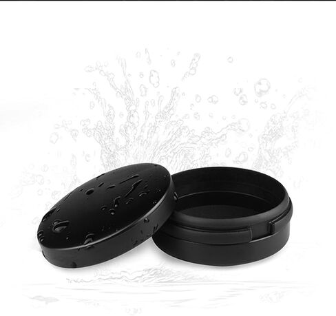 Earbuds IEMs Case,Mini Portable Earphone Case, Waterproof Aluminum Alloy Housing Headphone Case for Travel, Protective, Dust Proof, Water Resistant, Lightweight Universal Carrying, Bag（Black in Saudi Arabia