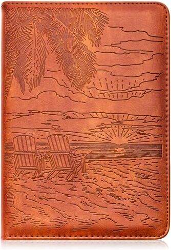 Tree Writing Journal by SohoSpark, Refillable Faux Leather, Lined Personal Diary, 6x8.75 Notebook for Writers. Fountain Pen Friendly, Lay-Flat Binding in Saudi Arabia