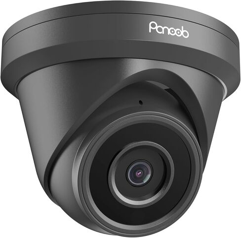 5MP PoE Dome Camera Outdoor, Wired Surveillance Security IP Turret Camera with Microphone, 2.8mm Lens 110° Wide Angle, AI Human Detection, IP67 Weatherproof, 100ft IR Night Vision, PD93A3-5M in Kuwait