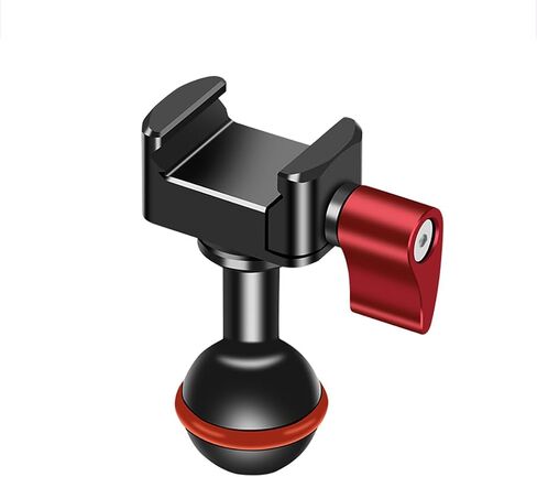 Dual Head Magic Arm with 20mm Ballhead NATO Clamp Cold Shoe Mount 1/4 Screw Universal Bracket Magic Hand for DSLR Camera Cage Bracket (NATO Ballhead) in Saudi Arabia