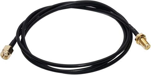 Rp-sma أنثى إلى Rp-sma ذكر Rf هوائي ضفيرة محول وصلة كابل محوري كابل ضفيرة لهوائيات الشبكة/جهاز التوجيه/مكبر الصوت كابل Rg174 1 متر in Kuwait