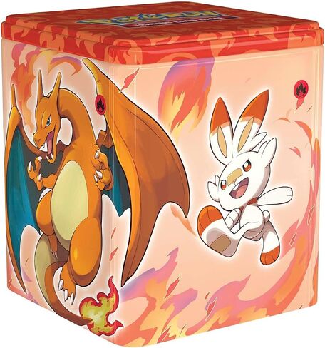Pokemon TCG: Fire Stacking Tin in Saudi Arabia
