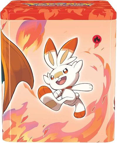 Pokemon TCG: Fire Stacking Tin in Saudi Arabia