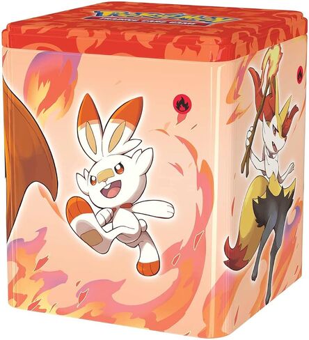 Pokemon TCG: Fire Stacking Tin in Saudi Arabia