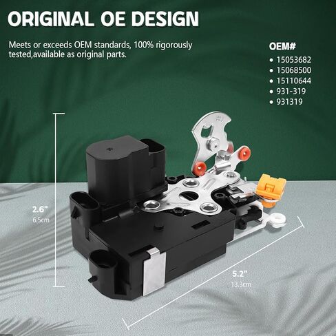 OTUAYAUTO 931-318 Door Lock Actuator Front Left Driver Side - Replacement for Cadillac Escalade, GMC Sierra Yukon, Chevrolet Suburban Silverado Power Door Latch Motor in Saudi Arabia