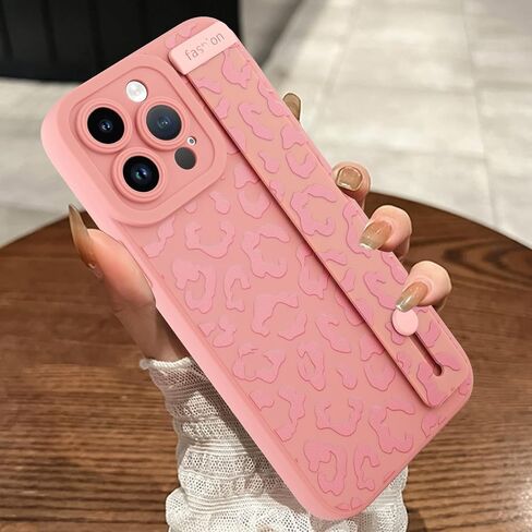حافظة MOWIME متوافقة مع iPhone 16 Pro Max مع حزام معصم، حافظة واقية ناعمة مقاومة للصدمات من مادة TPU للنساء والفتيات، حافظة نحيفة مضادة للخدش لهاتف iPhone 16 Pro Max 6.9 بوصة، أبيض in Kuwait
