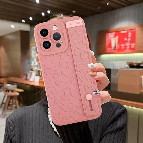 حافظة MOWIME متوافقة مع iPhone 16 Pro Max مع حزام معصم، حافظة واقية ناعمة مقاومة للصدمات من مادة TPU للنساء والفتيات، حافظة نحيفة مضادة للخدش لهاتف iPhone 16 Pro Max 6.9 بوصة، أبيض in Kuwait