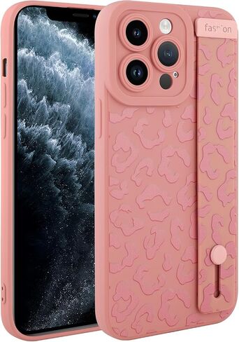 حافظة MOWIME متوافقة مع iPhone 16 Pro Max مع حزام معصم، حافظة واقية ناعمة مقاومة للصدمات من مادة TPU للنساء والفتيات، حافظة نحيفة مضادة للخدش لهاتف iPhone 16 Pro Max 6.9 بوصة، أبيض in Kuwait