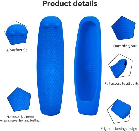 Silicone TV Remote Case Compatible with LG AN-MR19BA/AN-MR18BA/AN-MR650/AN-MR600 Smart TV Remote Control, Shockproof Anti Slip Protective Remote Cover Skin Holder Sleeve Protector (Blue) in Saudi Arabia