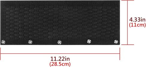Geekria Knit Fabric Headband Cover Compatible with Cushion APPL AirPods Max Headphones, Head Top Cushion Pad Protector, Sweat Cover, Replacement Repair Part, Easy DIY Installation (Black L) in Saudi Arabia
