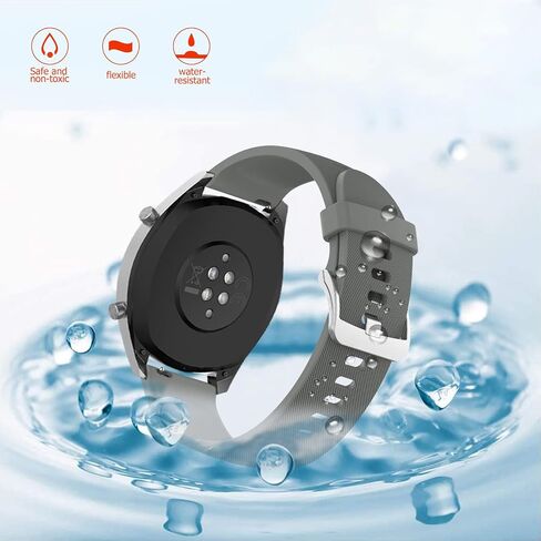 Watch Bands Compatible Xiaomi Mi Smartwatch/Mi Watch Color Sport/Watch S1/S1 Active [3 Packs ] Bracelet Replacement for Women Men, Soft Silicone Sport Strap for Mi Watch S2/S3/2 Pro in Saudi Arabia