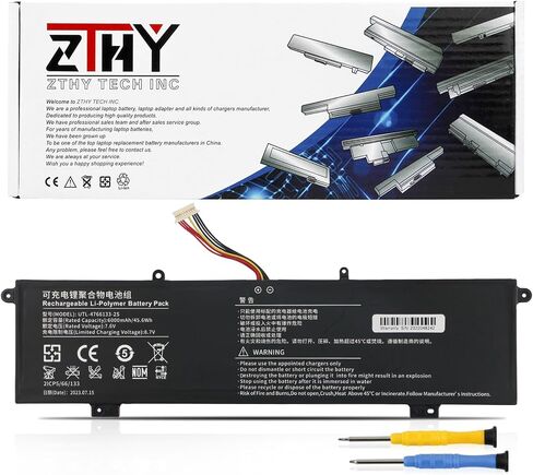 ZTHY UTL-4766133-2S استبدال بطارية الكمبيوتر المحمول لـ Evolve III Maestro-EBook11 Maestro Evolve 3 Leadpie M1 Series 7.6V 5500mAh 41.8Wh in Saudi Arabia