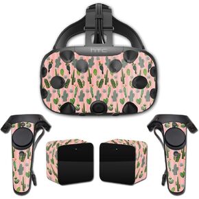 MightySkins Skin Compatible with HTC Vive Full Coverage - Cactus Garden | Protective, Durable, and Unique Vinyl Decal wrap Cover | Easy to Apply, Remove, and Change Styles | Made in The USA