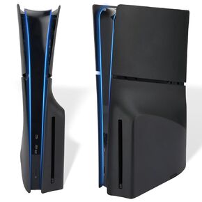 Faceplate for PS5 Slim Disc Edition, Anti-Scratch Dustproof Protective Shell Cover for Playstation 5 Slim Console, Replacement Plates for New PS5 Disk Edition