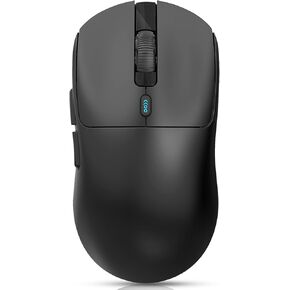 Wireless Gaming Mouse, Wired + BT5.1 + 2.4G Triple Mode 7-Button Mouse with USB Receiver, Rechargeable Bluetooth Mouse for Desktop Laptops Tablets (White)