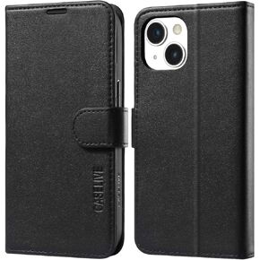 حافظة محفظة لهاتف iPhone 15 Pro مع حامل بطاقة [RFID Blocking] [حافظة جلدية فاخرة قابلة للطي] [غلاف داخلي من مادة TPU مقاوم للصدمات] غطاء FILP واقٍ لهاتف iPhone 15 Pro 6.1 بوصة (أخضر فاتح)
