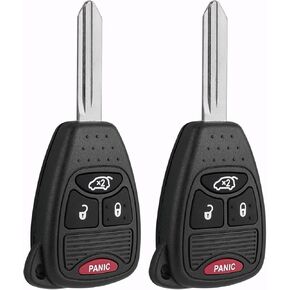 Keyless Entry Remote Replacement Fits for Chrysler 300C 05-07 Charger 06-07 Grand Cherokee 05-07 Liberty 08-13 Avenger 08-14 KOBDT04A, OHT692427AA (2 Pack) in Kuwait