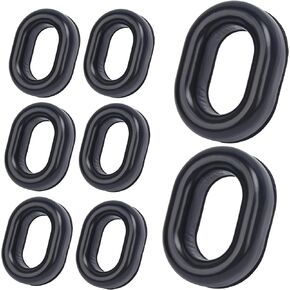 WODASEN 4-Pairs Replacement Gel Ear Pads for David Clark H10-60 H10-20 H10-30 Aviation Headset Cushions Hearing Protectors Headphones Covers with Noise Isolation Soft Memory Foam Pad (4 Pack)