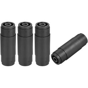 uxcell® 4Pin Speaker/Amp SpeakOns Adapter Connectors,Female to Female Plug Jack Straight Coupler Cable Connector,Speakons Compatible,4pcs