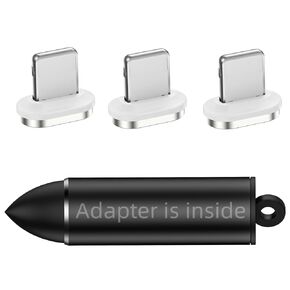 YKZ Magnetic USB C Adapter 3Pack Compatible USB A Magnetic Charging Cable