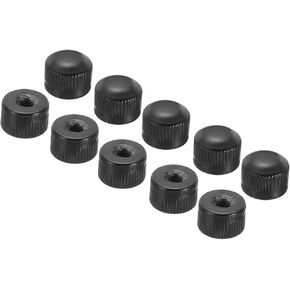 PATIKIL M5x0.8 Cap Nut, 15 Pack Acorn Nut Screw Knob Cap Insert Bolt Cover Female Thread Knurled Decorative Hardware Fittings Light Fixtures Silver Tone in Kuwait