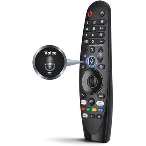 MR20GA for LG Magic Remote with Pointer and Voice Function Replacement for LG Remote MR19BA Magic Remote Control Compatible with Many LG smart TV Models Netflix and Prime Video Hot Keys, Alexa/Google