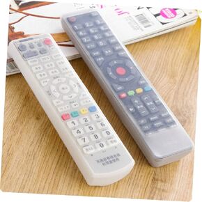 HOMSFOU Anti- Slip Remote Cover Silicone Protective Remote Case Backpack Leash for Toddlers Tv Remote Cover Silicone Tv Cover Silicone Tv Dust Cover Remote Control Television