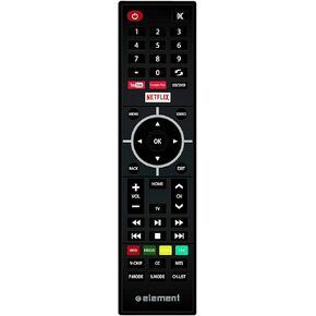 Remote Control Compatible with Element OTT Smart TVs with Netflix/YouTube/Google Play/Discover Keys