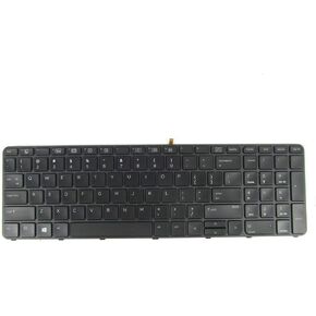Abakoo New Keyboard Compatible with HP Probook 450 G3 G4, 455 G3 G4, 470 G3 G4 with Backlit Frame US Black