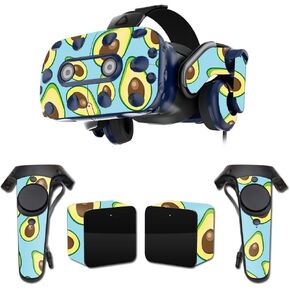 MightySkins Skin Compatible with HTC Vive Pro VR Headset - Blue Avocados | Protective, Durable, and Unique Vinyl Decal wrap Cover | Easy to Apply, Remove, and Change Styles | Made in The USA