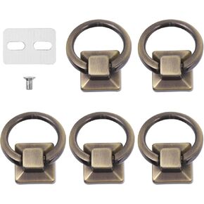 Healifty 5PCS Chain Strap Bag Buckle Purse Chain Connector Link Clips with O Rings DIY Leather Craft Purse Replacement