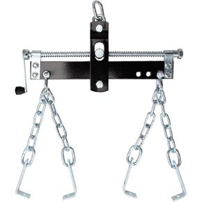 BIG RED T32100-2 Torin Engine Load Leveler, 3/4 Ton (1,500 lb.) Engine Hoist Shop Crane Accessory with Adjustable Handle, Steel 3 Position Engine Leveler, Red
