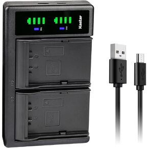 Kastar 1-Pack Battery and LTD2 USB Charger Compatible with JVC BN-VC264G BN-VC296G Battery, JVC AA-VC20 AA-VC20E AA-VC20U Battery Charger, JVC CONNECTED CAM GY-HC500E GY-HC500U Camcorder