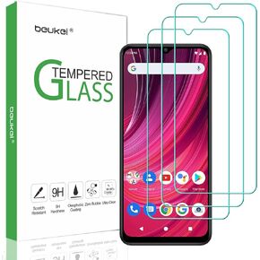 beukei (3 عبوات) متوافق مع BLU F92e 5G (2023) / BLU F92e 5G واقي شاشة من الزجاج المقسى، حساس للمس، صديق للحافظة، صلابة 9H