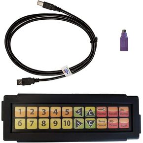 TDS 20 Button Restaurant Bumpbar - Customizable, Programmable Keypad for Any Restaurant, The Ultimate in Restaurant Keypad Flexibility, Used by 10,000's of Restaurants