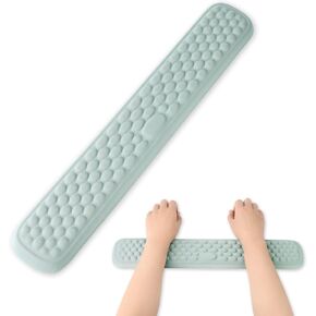 YIMAGUJRX مسند معصم لوحة المفاتيح للمكتب، مسند ذراع مريح وسادة مسند المعصم وسادة مسند الكوع، تخفيف آلام الكوع، وسادة الكوع لألعاب المكتب والمنزل (أسود) in Kuwait