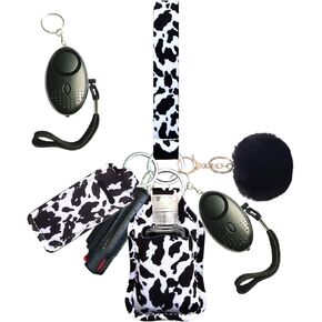 PUEZOKLY Keychains For Women with Whistle, Bracelet...Gifts For Women Girls Friends, Mom, Daughter，Elder