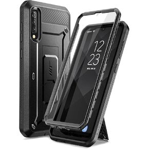 SUPCASE for Samsung Galaxy A50/A50s/A30 Case with Stand (Unicorn Beetle Pro), [Built-in Screen Protector & Belt Clip] Heavy Duty Full-Body Rugged Protective Phone Case for Galaxy A50/A50s/A30, Black