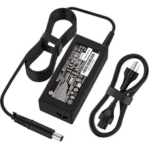 65W AC Charger fit for HP Pavilion DV7 DV6 DV5 DV4 G6 G7 HP 2000 2000-2b29wm 2000-2c29wm 2000-2d19wm 2000-2d24dx 2000-2d49wm 609939-001 693711-001 Laptop Power Adapter (65W 19.5V 3.33A Adapter)