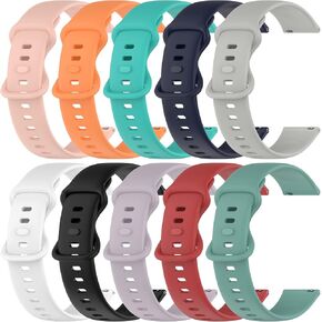 Chofit Compatible with TOZO S3/TOZO S5 Watch Band (Not for S2/S1),Soft Silicone Smart Watch Bands Adjustable Quick Release Wristband Replacement Band Strap Smartwatch Accessories for TOZO S3/S5 Watch